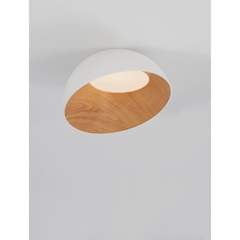 Plafonnier Selene 26W LED Blanc Bois NOVA LUCE 9345622
