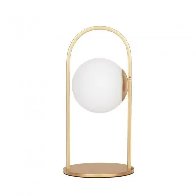 Lampe Boule Hook 4,8W LED Or Blanc NL_9695225 9695225 Lampe Boule Hook 4,8W LED Or Blanc NOVA LUCE 9695225