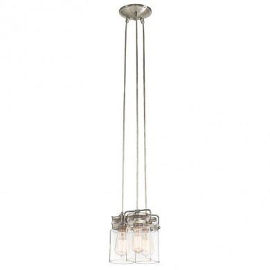 Suspension Brinley Nickel 3x60W E27 KICHLER KL-BRINLEY3 NI