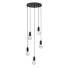 Suspension Veda 5x6W G9 Noir  H150 NOVA LUCE 9536420