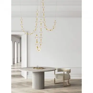 Suspension Brillante 42W LED Or NOVA LUCE 9695201