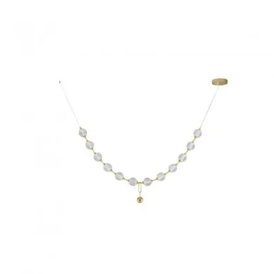 Suspension Brillante 50,4W LED Or NOVA LUCE 9695200