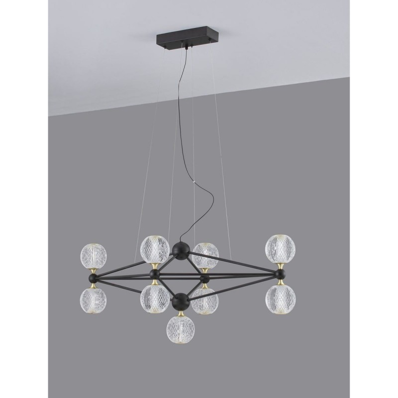 Suspension Belinda 37,8W LED Noir NOVA LUCE 9695300