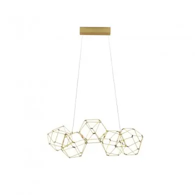 Suspension Nebula 21,6W LED Cuivre H130 NOVA LUCE 9695211