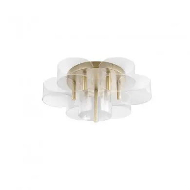 Plafonnier Doré Gatlin 41W LED Laiton Or NL_9756713 9756713 Plafonnier Doré Gatlin 41W LED Laiton Or NOVA LUCE 9756713
