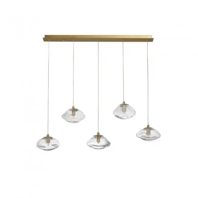 Suspension King 5x5W G9 Laiton Or NOVA LUCE 9006050