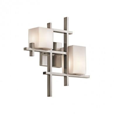 Applique Murale City Lights 2x40W Argent ELSTEAD LIGHTING klcitylights2