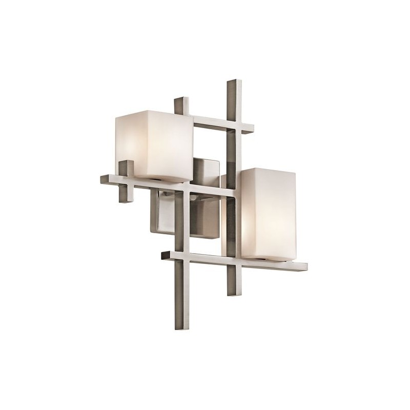 Applique Murale City Lights 2x40W Argent ELSTEAD LIGHTING klcitylights2