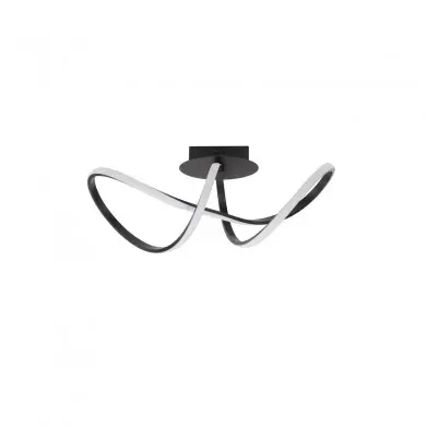 Plafonnier Amara 23W LED Noir NOVA LUCE 9248106