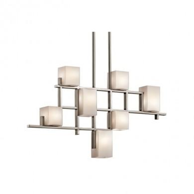 Lustre City Lights H 47cm 7x40W Argent ELSTEAD LIGHTING klcitylights7b