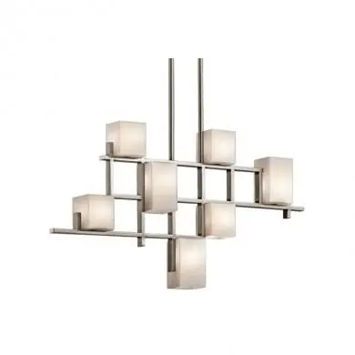 Lustre City Lights H 47cm 7x40W Argent ELSTEAD LIGHTING klcitylights7b