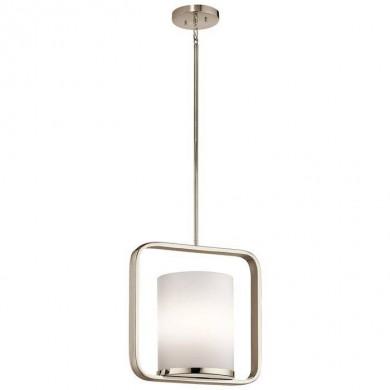 Suspension Interieur City Loft Nickel 1x60W E27 H545-1459mm KICHLER KL-CITY LOFT-P-M