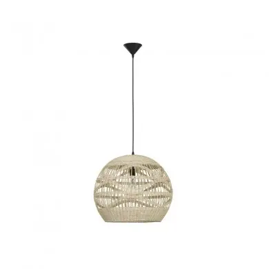 Suspension Marlo 1x12W E27 Rotin Naturel H41,5-205 NL_9586502 9586502 Suspension Marlo 1x12W E27 Rotin Naturel H41,5-205 NOVA LUCE 9586502