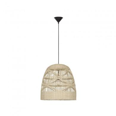 Suspension Marlo 1x12W E27 Rotin Naturel H30-185 NOVA LUCE 9586504