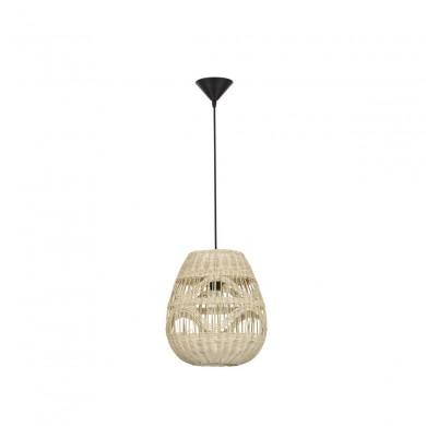 Suspension Marlo 1x12W E27 Rotin Naturel H35-185 NOVA LUCE 9586501