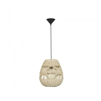 Suspension Marlo 1x12W E27 Rotin Naturel H35-185 NOVA LUCE 9586501