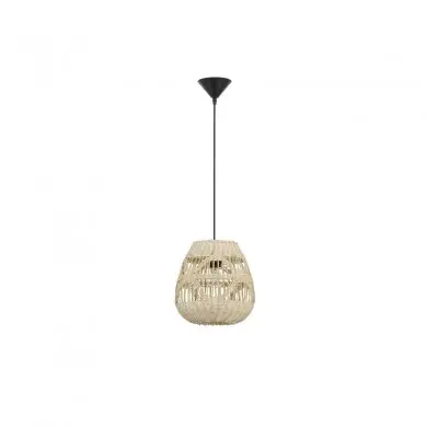 Suspension Marlo 1x12W E27 Rotin Naturel H26,5-180 NL_9586500 9586500 Suspension Marlo 1x12W E27 Rotin Naturel H26,5-180 NOVA LUCE 9586500