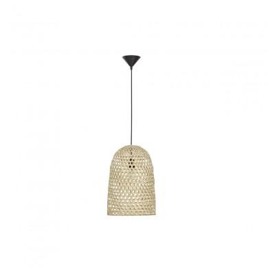 Suspension Aurora 1x12W E27 Rotin Naturel NOVA LUCE 9586509