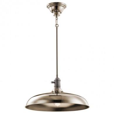 Suspension Interieur Cobson Nickel 1x60W E27 Large KICHLER KL-COBSON-P PN