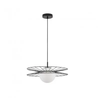 Suspension Pielo 1xW E27 Noir NOVA LUCE 9043302