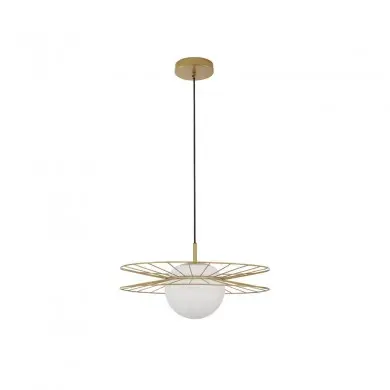 Suspension Pielo 1xW E27 Or NOVA LUCE 9043303