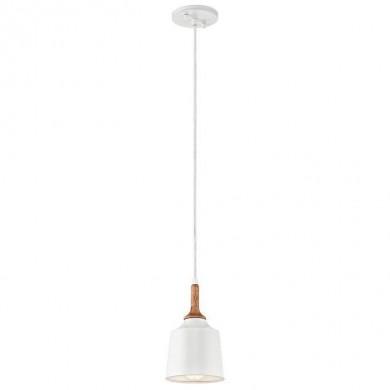 Suspension luminaire Scandinave Danika Blanc 1x60W E27 ELS_kldanikamp KL-DANIKA-MP Suspension luminaire Scandinave Danika Blanc 1x60W E27 KICHLER KL-DANIKA-MP