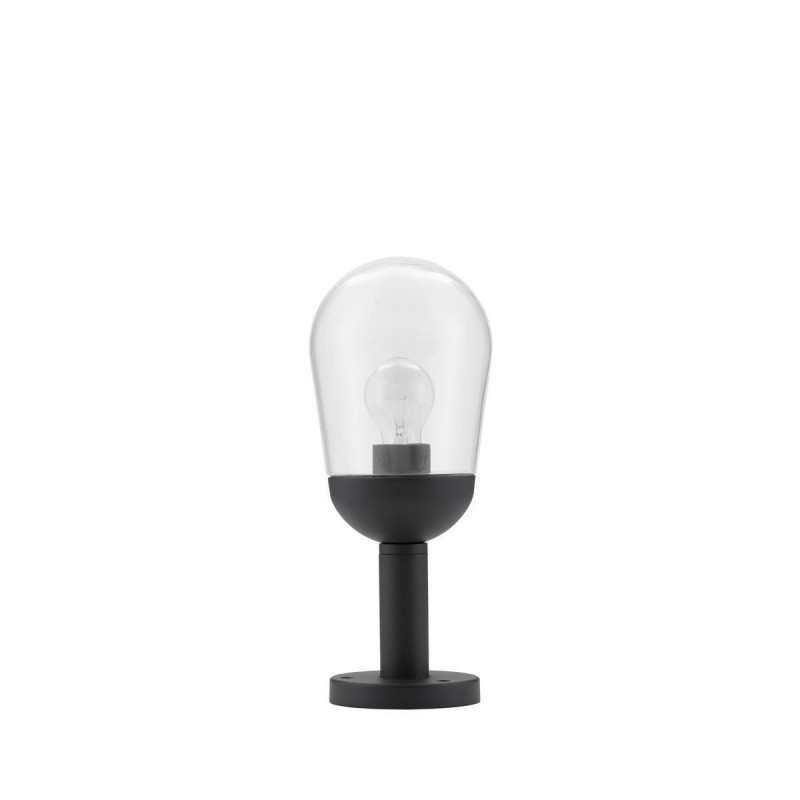 Borne Extérieure Omika 1x12W E27 Gris foncé H37 NOVA LUCE 9060195