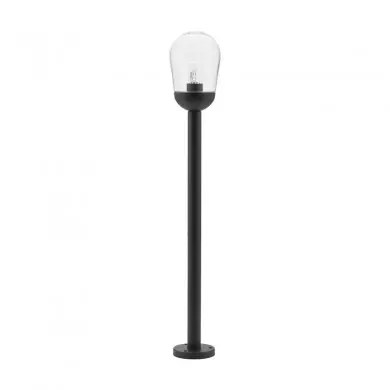 Borne Extérieure Omika 1x12W E27 Gris foncé H97 NOVA LUCE 9060196