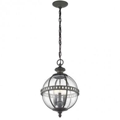 Suspension Exterieur Halleron Anthracite 3x60W E14 KICHLER KL-HALLERON-8M