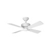 Ventilateur de Plafond Bayport 107cm Blanc Chêne Blanc HUNTER 24170