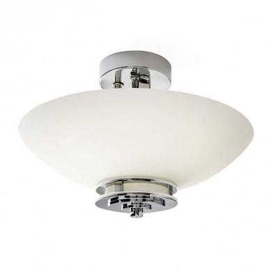 Plafonnier Salle de bain Whitby 7W LED Argent, Elstead