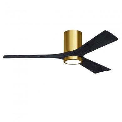 Ventilateur Destratificateur avec lumière Irene-3HLK 132cm Laiton Noir ATLAS FAN IR3HLK-BRBR-BK-52