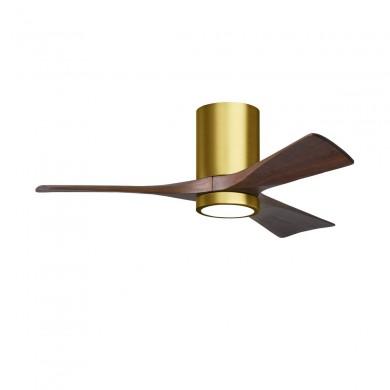 Ventilateur de plafond Irene-3HLK 106cm Laiton Noyer ATLAS FAN IR3H-BRBR-WA-42