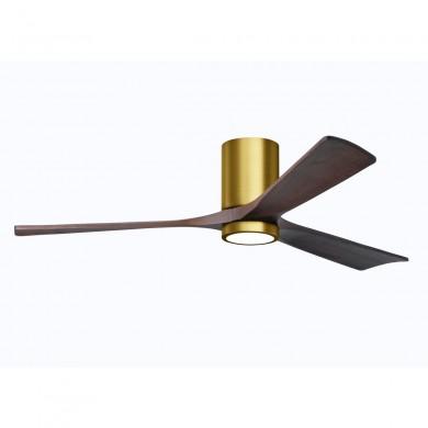 Ventilateur de plafond Irene-3HLK 152cm Laiton Noyer ATLAS FAN IR3H-BRBR-WA-60