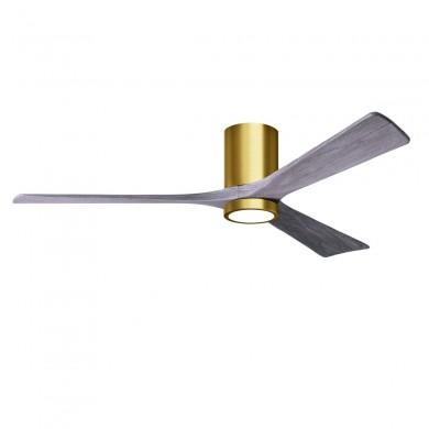 Ventilateur de plafond Irene-3HLK 152cm Laiton Bois vieilli ATLAS FAN IR3H-BRBR-BW-60