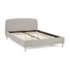 Lit Drome Gris clair L140 Textile  SO06110LG