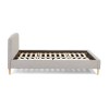 Lit Drome Gris clair L140 Textile  SO06110LG