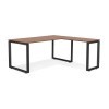 Bureau d'angle Abak Noyer Noir L170  OT01720WABL