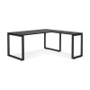 Bureau d'angle Abak Noir L170  OT01700BLBL