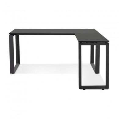 Bureau d'angle Abak Noir L170  OT01700BLBL