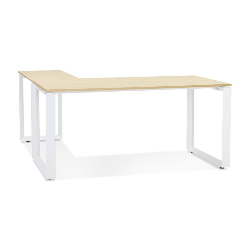 Bureau d'angle Laksan Blanc et Orange