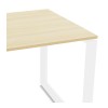 Bureau d'angle Abak Naturel Blanc L170  OT01690NAWH