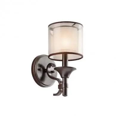 Applique Murale Lacey 1x60W Bronze foncé ELSTEAD LIGHTING kllacey1mb
