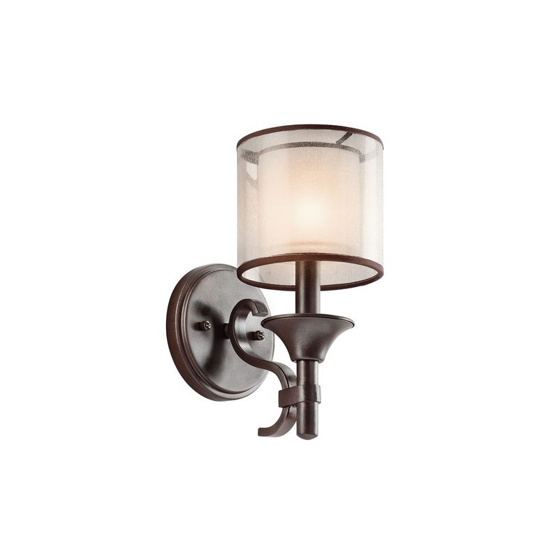 Applique Murale Lacey 1x60W Bronze foncé ELSTEAD LIGHTING kllacey1mb