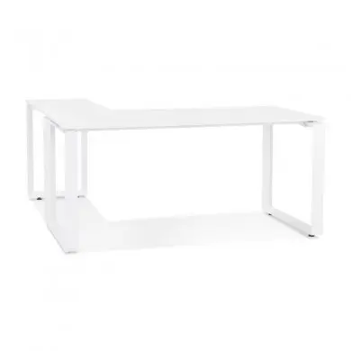 Bureau d'angle Abak Blanc L170  OT01680WHWH