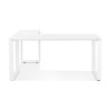 Bureau d'angle Abak Blanc L170  OT01680WHWH