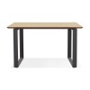 Bureau Clemence Naturel Noir L130  OT01660NABL