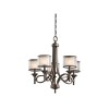 Lustre Lacey 5x60W Bronze foncé ELSTEAD LIGHTING kllacey5mb