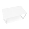 Bureau Abak Blanc L120 Verre  OT01620WHWH