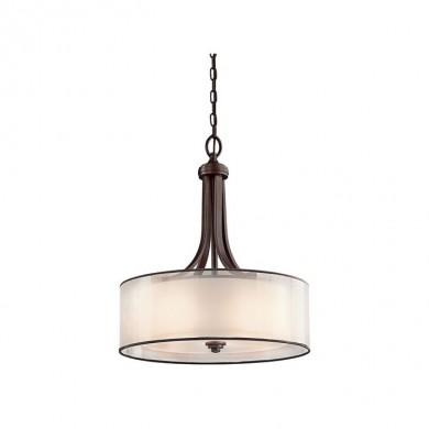 Suspension Lacey 4x100W Bronze foncé ELSTEAD LIGHTING kllaceyplmb